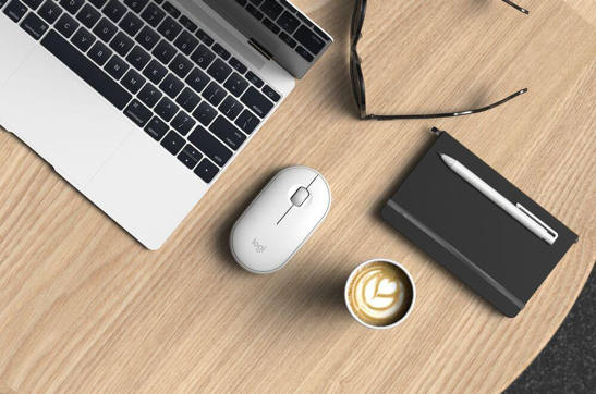 Own Your Space With a Modern Compact and Stylish Logitech Pebble M350 Wireless Mouse
