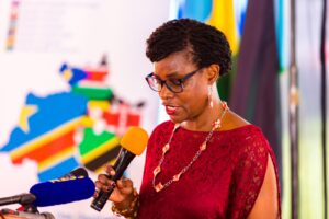 EAC-Deputy-Secretary-General-in-charge-of-Customs-Trade-and-Monetary-Affairs-Ms.-Annette-Ssemuwemba-speaking-during-the-launch-of-EAC-NTB-App-in-Bujumbura