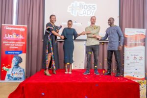 From Left Sylvia Mbaabu, Impacts and Partnerships Lead BrighterMonday East Africa, Hilda Kabushenga, The African Talent Company CEO, Craig Heintzman, CEO and Co-founder Arifu, Chris Otundo, CEO BrighterMonday Kenya