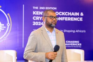 Ali Hussein, Chairperson Association of Fintechs in Kenya (AFIK), while speaking  at the Kenya Blockchain and Crypto Conference (KBCC-2024