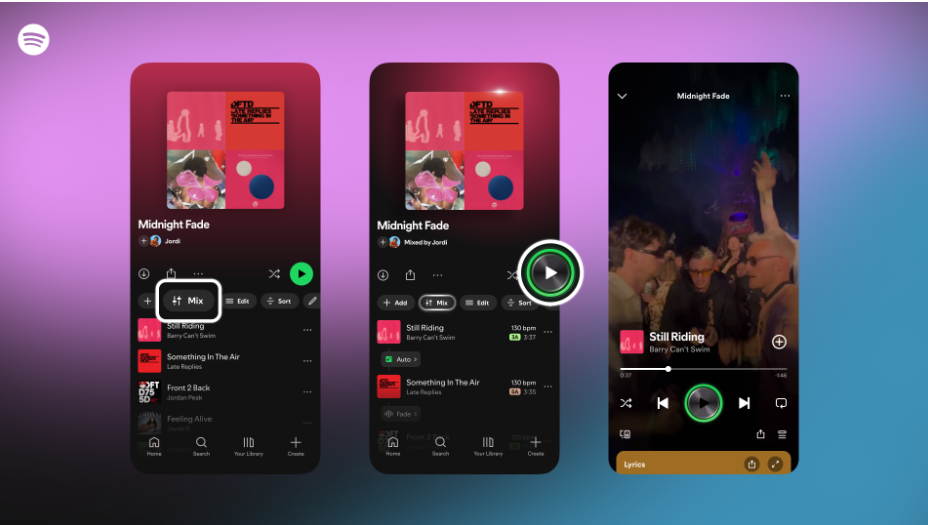 Spotify’s New Feature Allows now Converting Playlists into Custom DJ Sets
