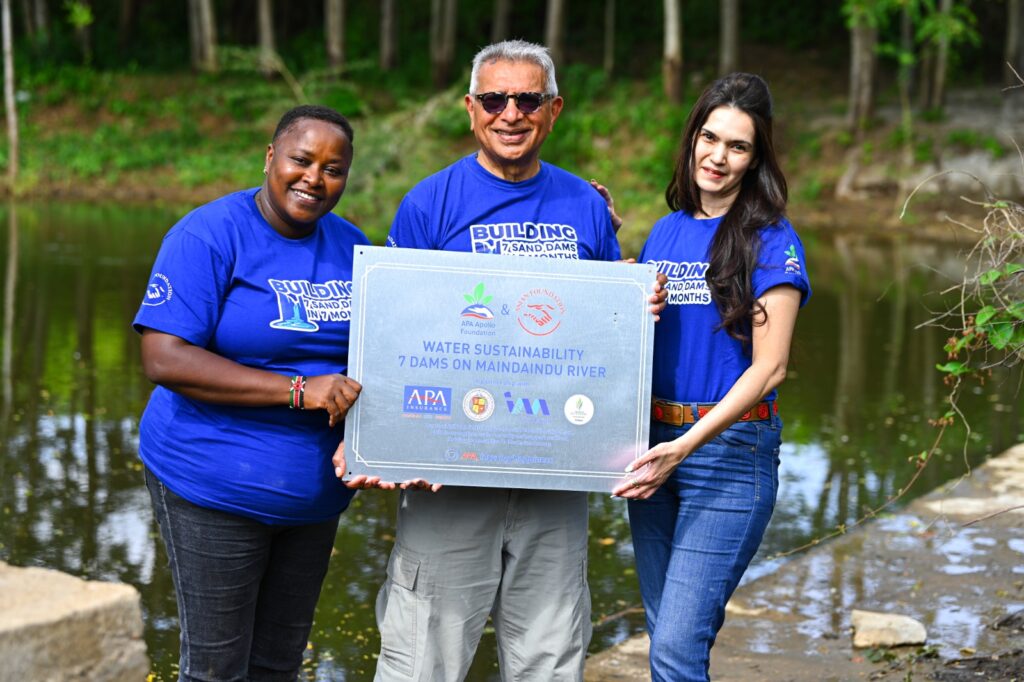 Machakos Communities Gain Year-Round Water Access as APA Apollo Completes Landmark Sand Dam Cascade