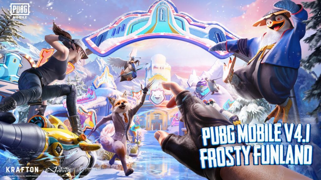 PUBG MOBILE Unveils Version 4.1 Update Featuring Frosty Funland and Global Penguin Conservation Initiative
