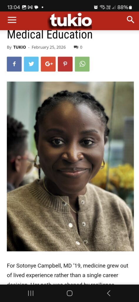 From Nigeria to the UK: Dr. Sotonye Campbell’s Global Medical Journey
