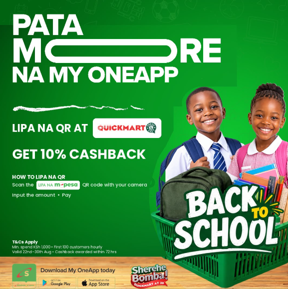 My OneApp Rewards Quickmart Shoppers with 10% Cashback