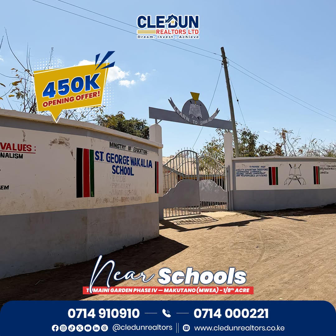 Cledun Realtors 50×100 Plots for Sale in Makutano Mwea